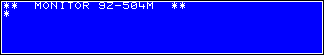 MZ-800 Monitor ROM 9Z-504M