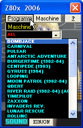Getting the system selection list