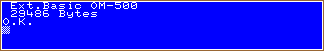 Ext. Basic OM-500