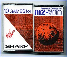 The original box of the 10 games for MZ-700