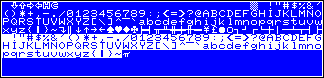 MZ-80B character set