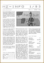 MZ-INFO January 1993 ( 222 kb )
