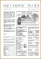 MZ-INFO October 1993 ( 160 kb )