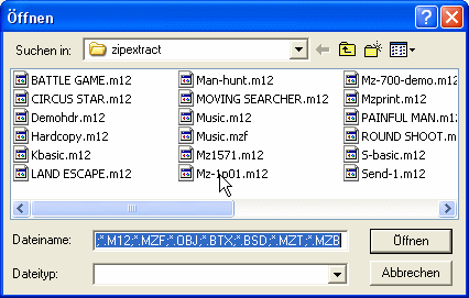 Select the file to load