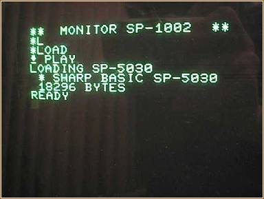 Monitor SP-1002 and Basic SP-5030