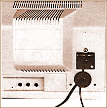 video connexion at monitor MZ-1D04