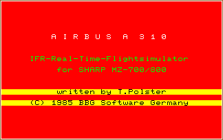 AIRBUS A 310 screen shot