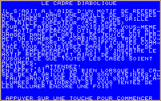 LE CADRE DIABOLIQUE screen shot