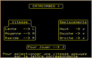 CATACOMBES+ screen shot
