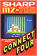 The original cover of the game CONNECT FOUR