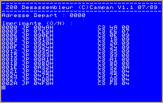 Desassembleur ( J. F. Campan )