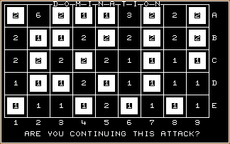 DOMINATION screen shot