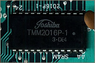 The colour RAM of the MZ-700