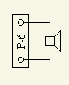 loudspeaker connector P-6