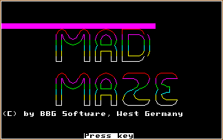 MAD MAZE screen shot