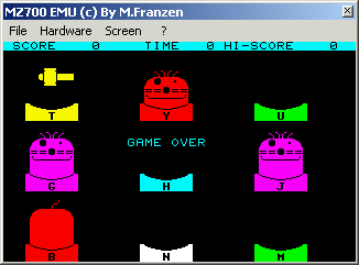 MOLE ATTACK screen shot