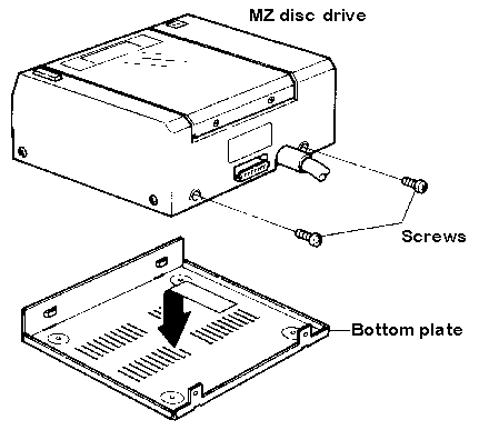 removing the bottom plate