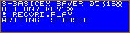Writing S-BASIC to a new tape