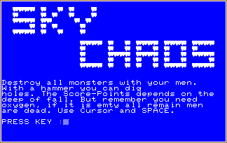 SKY CHAOS screen shot