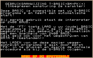 Documentation of the T-Basic part 1