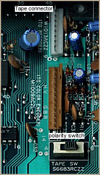 polarity switch / tape connector P12