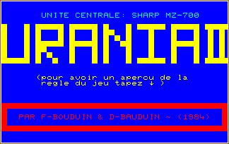 URANIA II screen shot