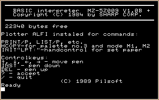 Modified S-BASIC MZ-5Z009B