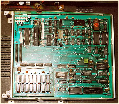 MZ-80B motherboard with MZ-80RM expansion RAM 32kb