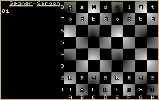 SARGON CHESS screen shot